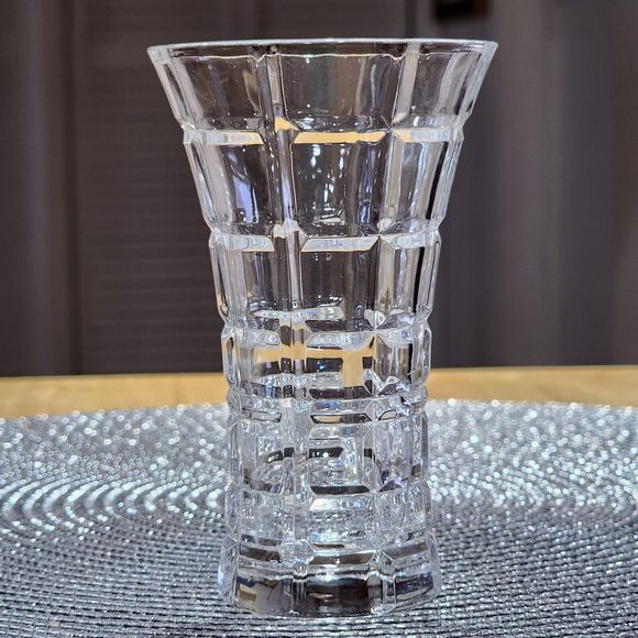 Vintage Crystal‎ Clear Bud Vase 4.7x2.7inch Japan - Picture 4 of 13